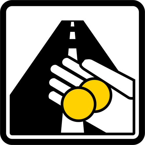 Znak drogowy Toll