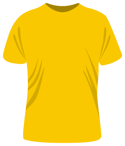 T-Shirt i gult