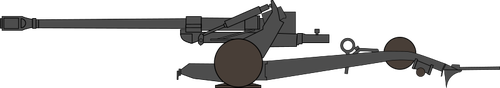 FH70 155mm meriam ilustrasi