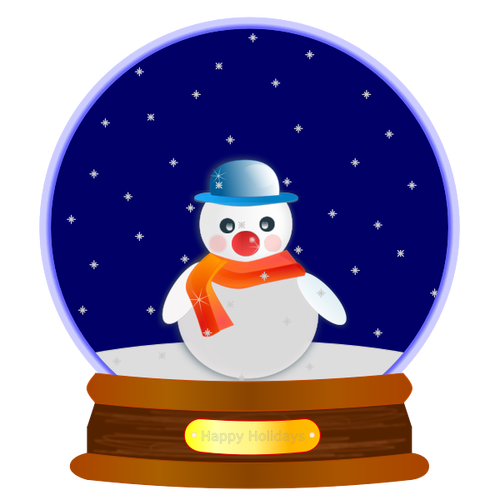 Snow Globe Snowman