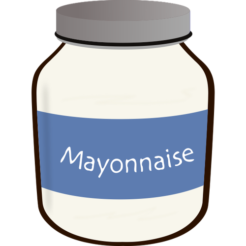 Sklenice na majonézu