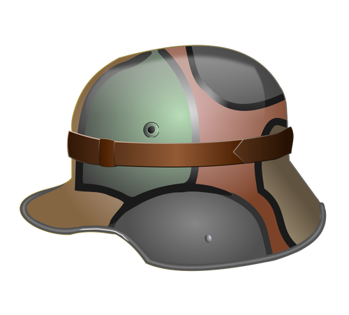 M1916 Немецкий шлем векторное изображение
