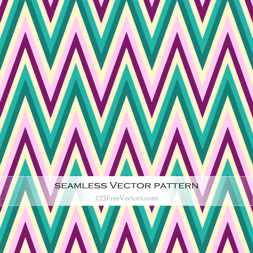 Sömlös sicksack mönster vektor bakgrund