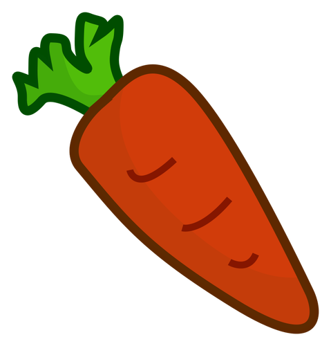 Kreslený mrkev