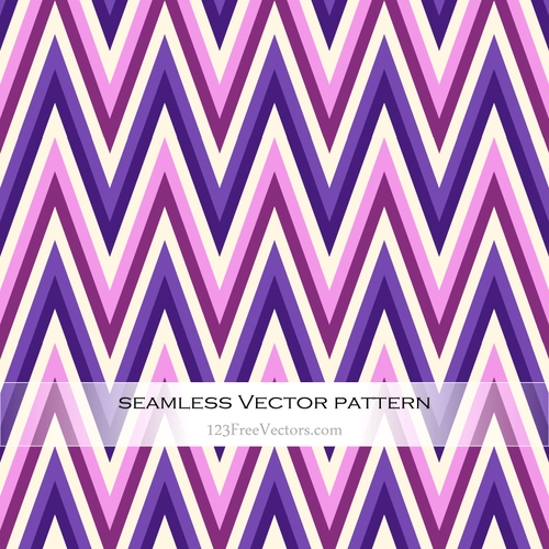 紫とピンクのジグザグ パターン