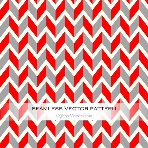 Rød og grå Vintage mønster