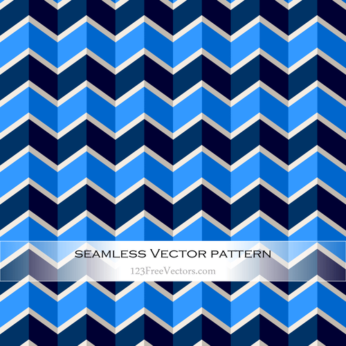 Blauwe naadloze patroon in vector-formaat