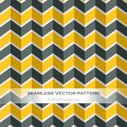 Retro naadloze patroon met gele tegels