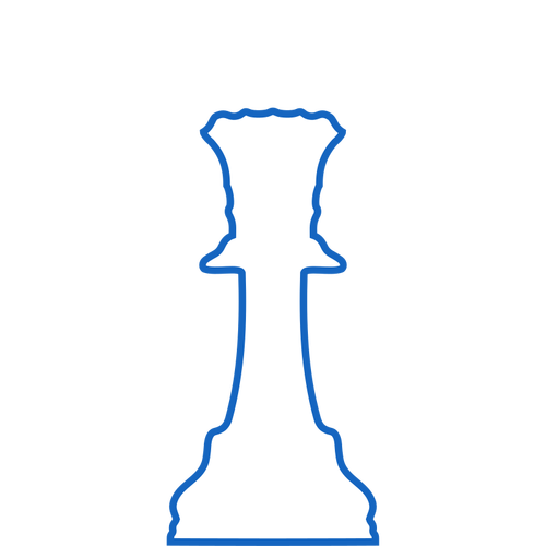 Décrit le symbole de la pièce d’échecs