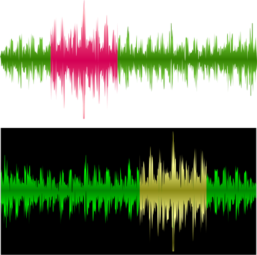 Grafica vettoriale di un equalizzatore musica