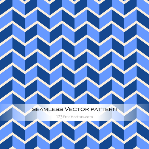 Diseño del patrón de zig-zag Vector
