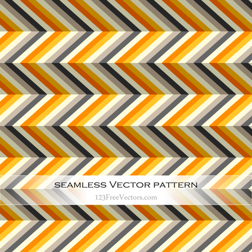 Sømløs mønster med farget doble vinkeltegn