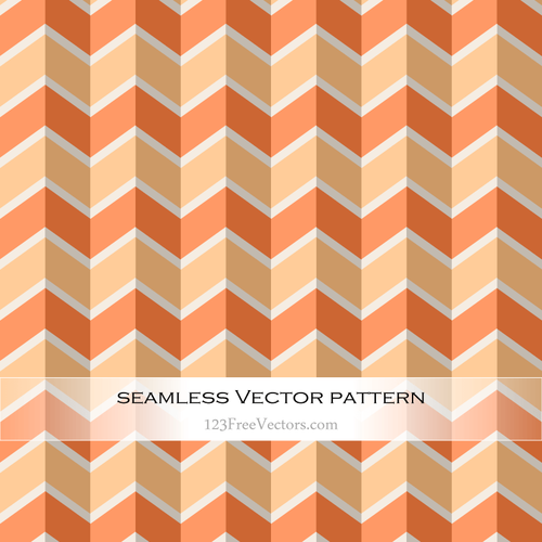 Orange Chevron Seamless mönster vektor