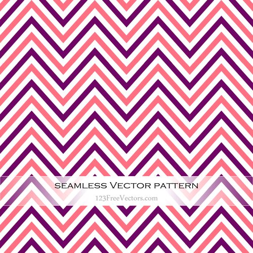 Seamless Pattern With Pink and Purple Lines