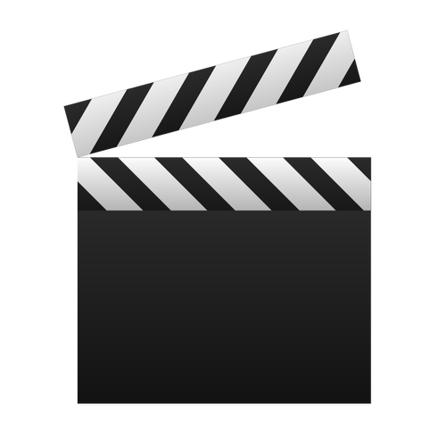 Lege Filmklapper vector afbeelding