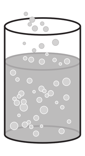 Grafica vectoriala de experiment chimic rezultat
