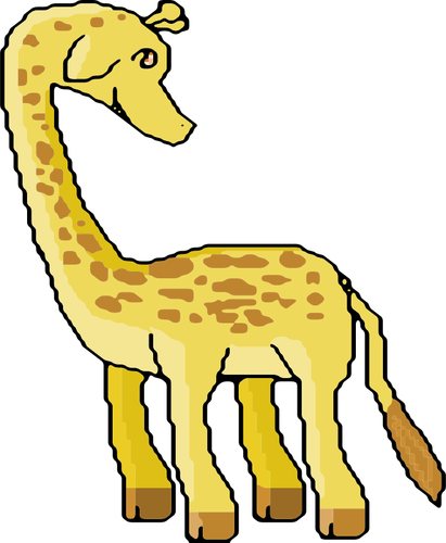 Girafe de pixel