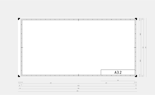DIN A3.2 sida mallen vektor ClipArt