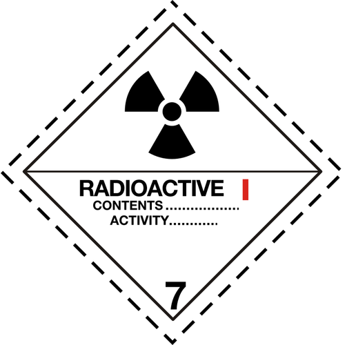 Radioactieve pictograph