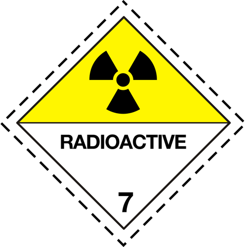 Pictograma radiactivo