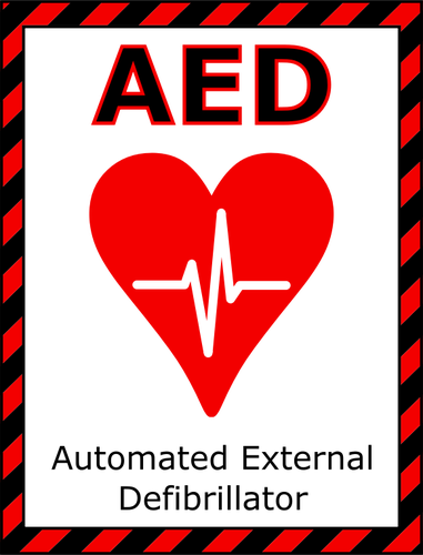 Defibrilator sign