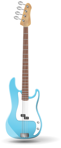 Gitar bass vektor grafis