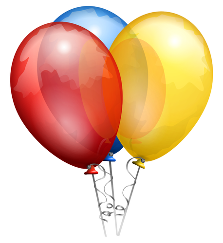 Ilustracja wektorowa balony kolor