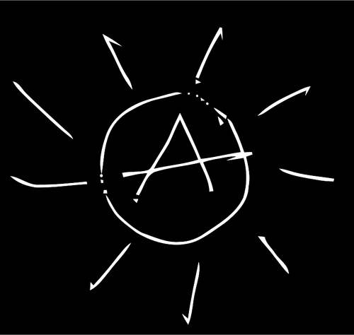 Enkel ritning av solen