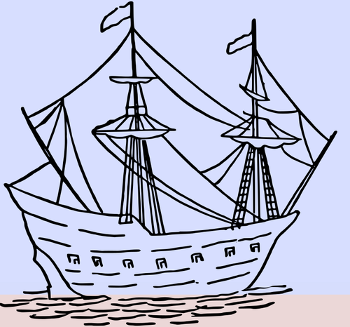 Animação do navio