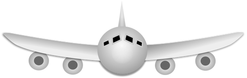 Flygplan tecknade vektor