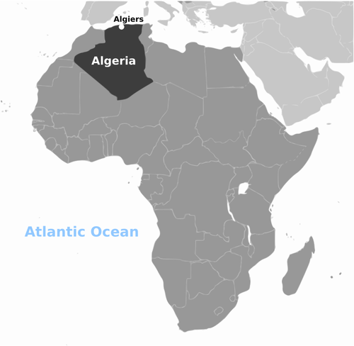Algerije-locatie