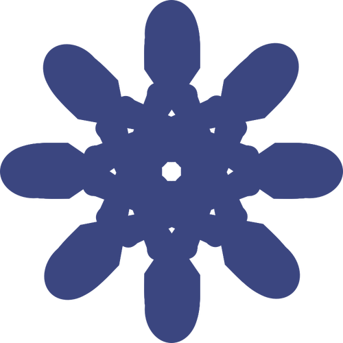 Vector drawing of octagonal decoration.