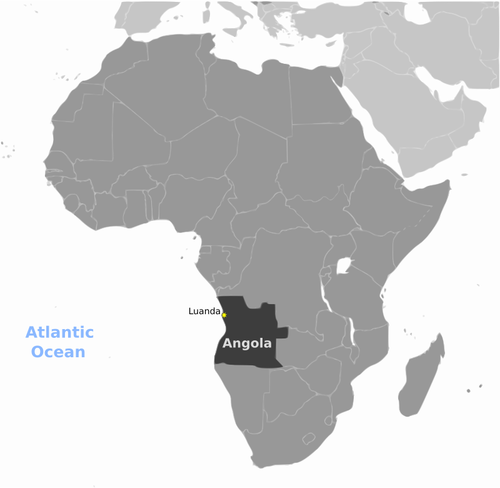 Carte de l’Angola