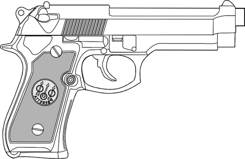 pistolet 9mm