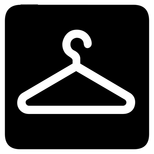 Coat hanger silhouette
