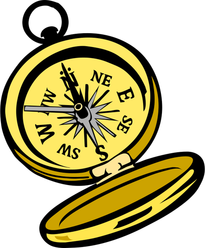 Illustration vectorielle de compas