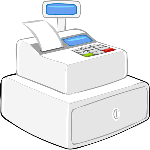 Cash register vektor gambar