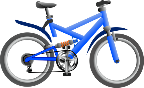 Ilustración vectorial de la bicicleta