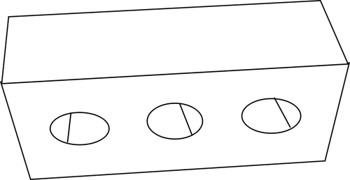Baksteen vectorillustratie