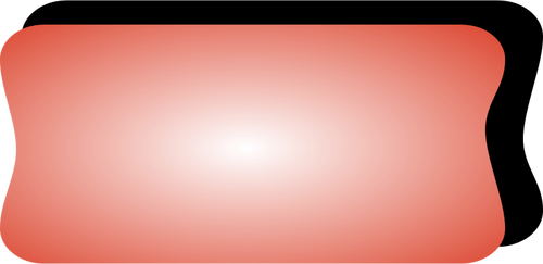 Image vectorielle du bouton rouge de l
