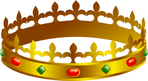 Royal crown vector image