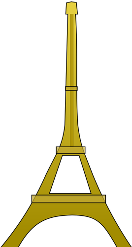 Grafika wektorowa Wieża Eiffla