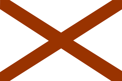 Векторный клип арт флаг штата Алабама