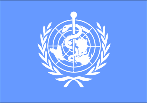Drapelul Organizatiei Mondiale a sanatatii