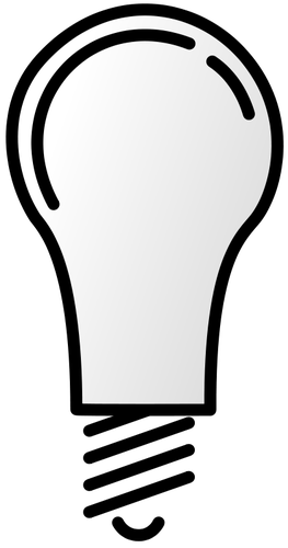 Glühbirne aus Vektor-Bild