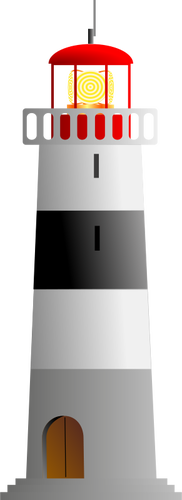 Vektor-Illustration eines Leuchtturms