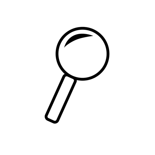 Lupe-Symbol-Vektor-ClipArt-Grafik