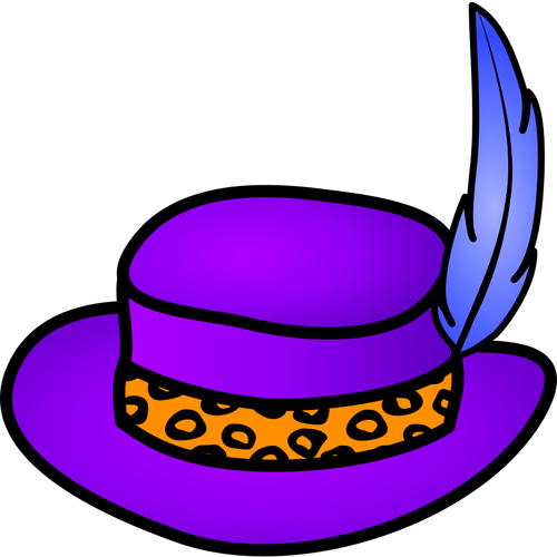Pasák klobouk vektorový obrázek