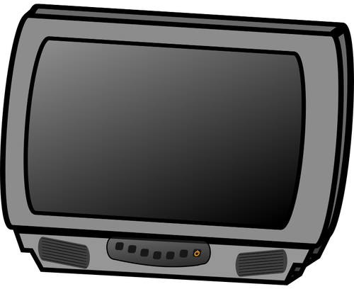 TV-Receiver-Vektorgrafik
