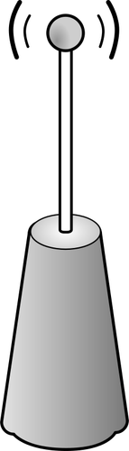 Icono de vector transmisor inalámbrico